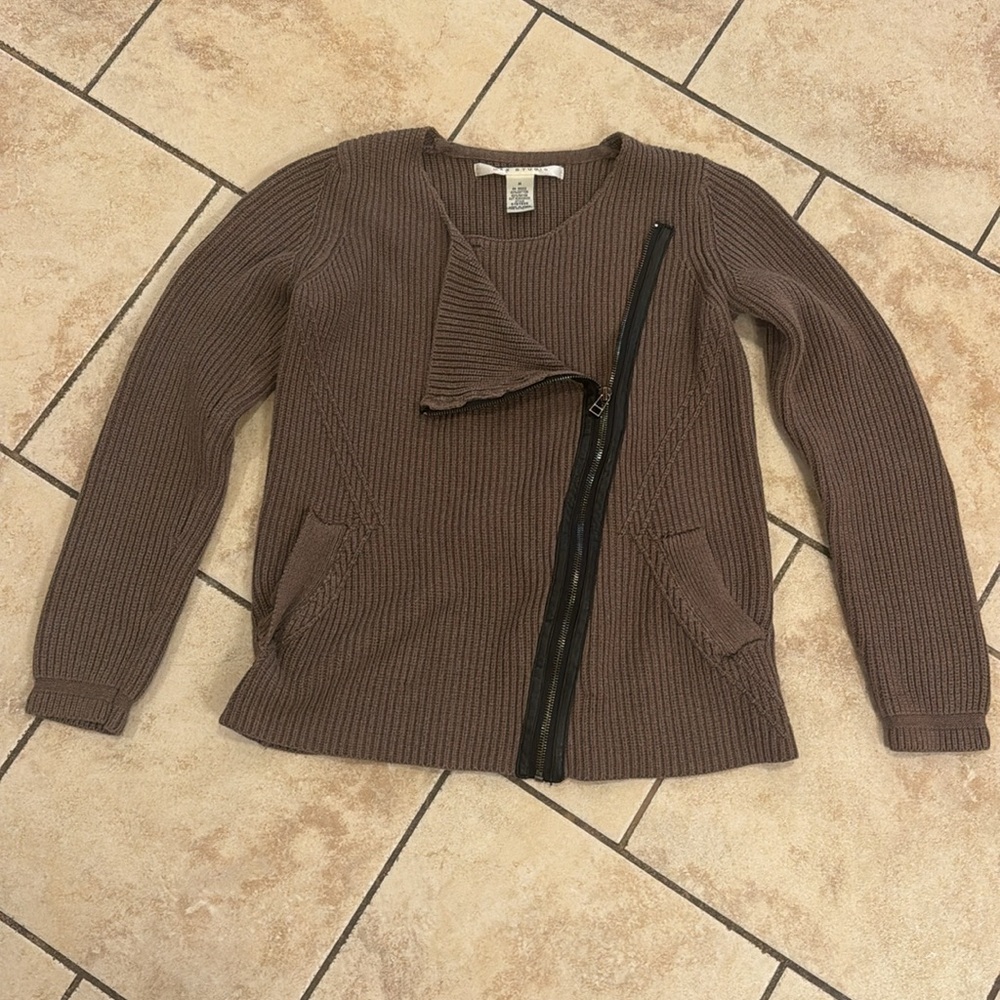 Max Studio Moto Sweater Cardigan